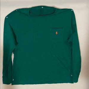 Long sleeve polo shirt